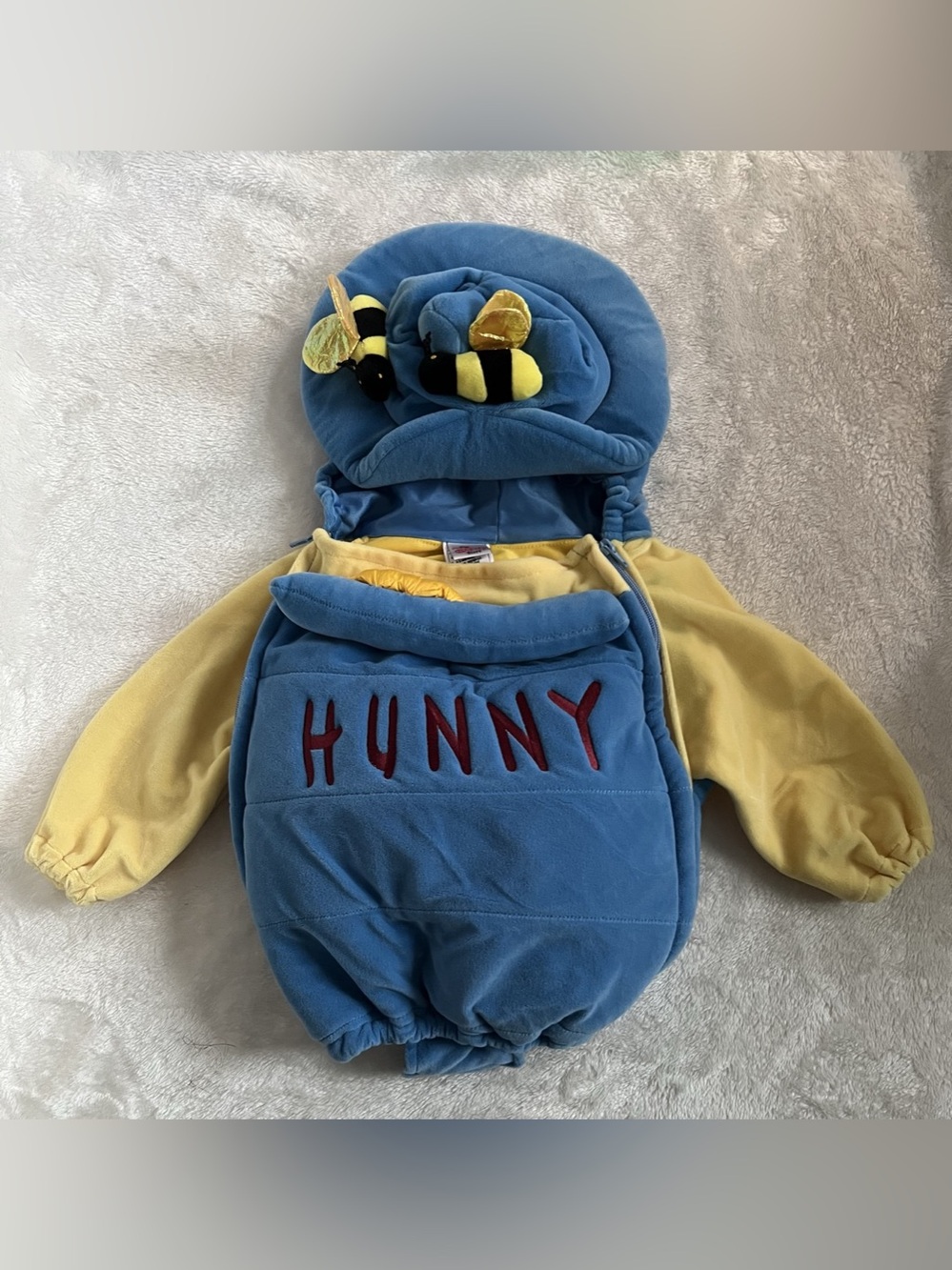 Vintage Disney Winnie the Pooh Hunny Pot Halloween Costume Size 6-12 Months Rare